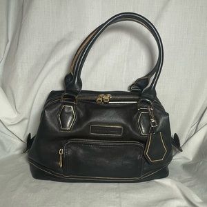 Longchamp Dr Bag Satchel Black Leather
